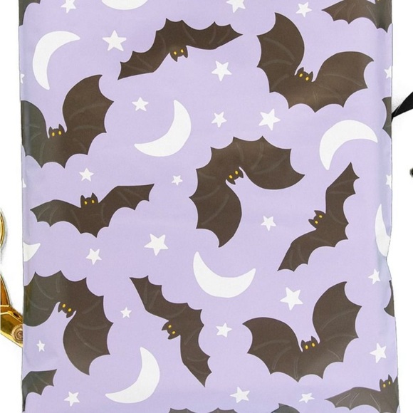 10 x 13 Poly Mailers | set of 25 Halloween bats design|  Mail bags - Picture 2 of 3